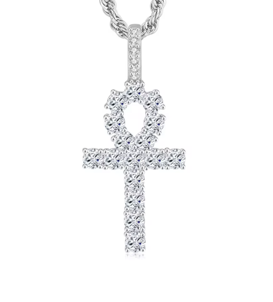 Chrome™ Diamond Cross Necklace